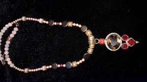 Picture of SOLD OUT -Smoky Quarz and Bronze Pearls